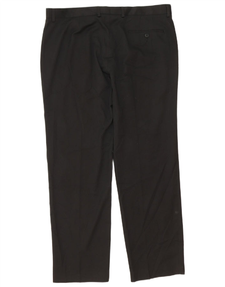 Ανδρικό κοστούμι με κωνικό παντελόνι Marks & Spencer W38 L31 Μαύρο πολυεστέρα Classic