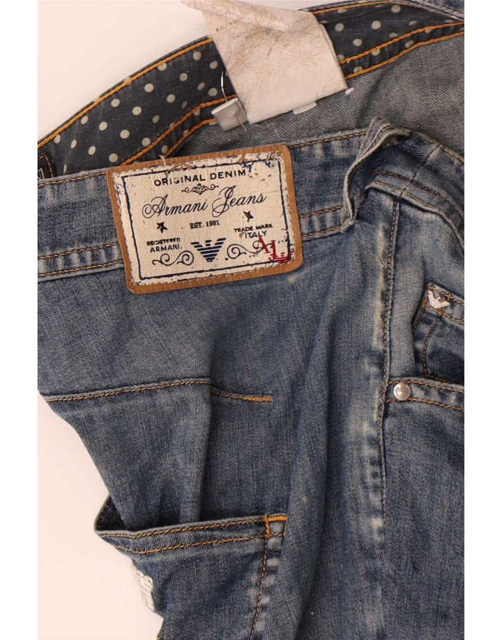 Armani Γυναικείο Slim Jeans W32 L27 Μπλε βαμβακερό
