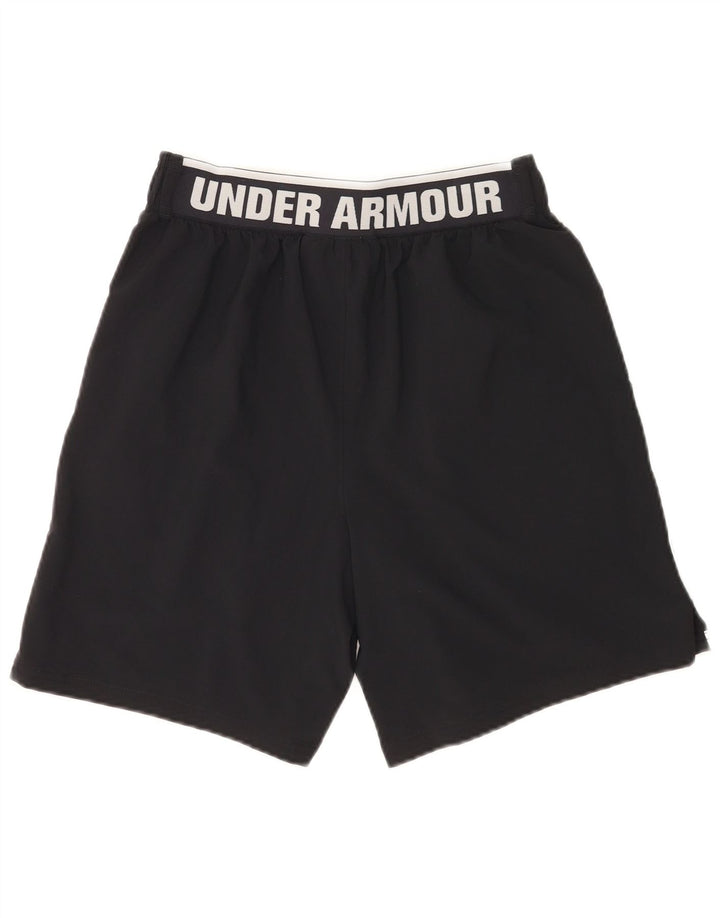 Ανδρικό γραφικό αθλητικό σορτς Under Armour, μεσαίο μαύρο