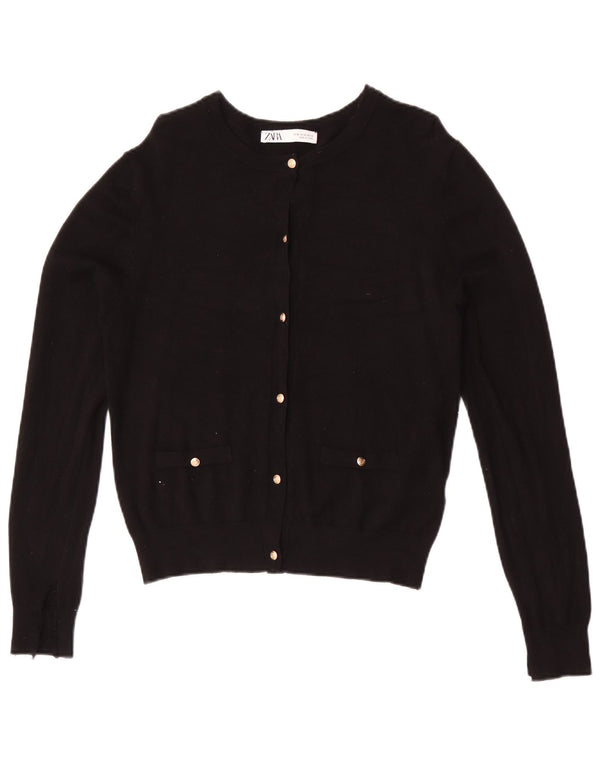 Zara Γυναικείο πουλόβερ UK 12 Medium Black