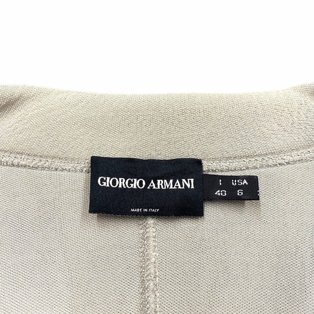 Giorgio Armani Women's Soft Shell Blazer Style Jacket | Vintage Designer Grey Vintage Messina Hembry and Second-Hand Messina Hembry from Messina Hembry 