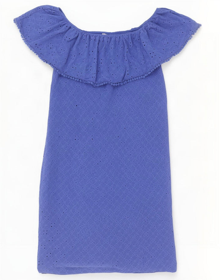 Γυναικείο φόρεμα Oasis Off Shoulder UK 6 XS Blue Polyester