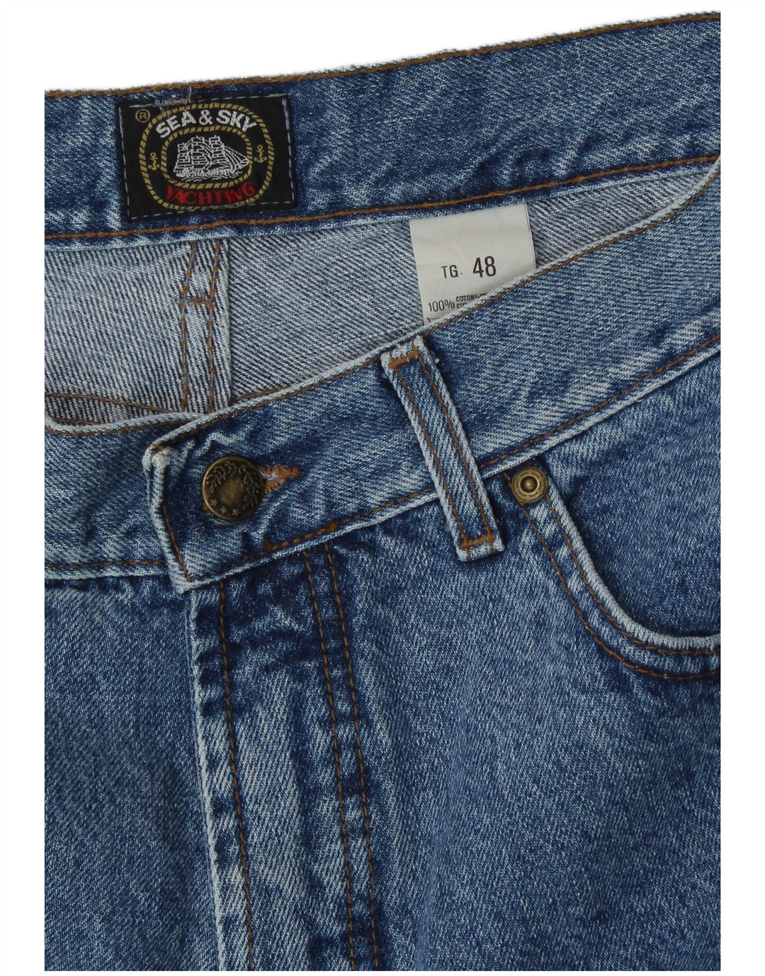 Ανδρικό τζιν Sea & Sky Tapered IT 48 Medium W32 L30 Blue Cotton