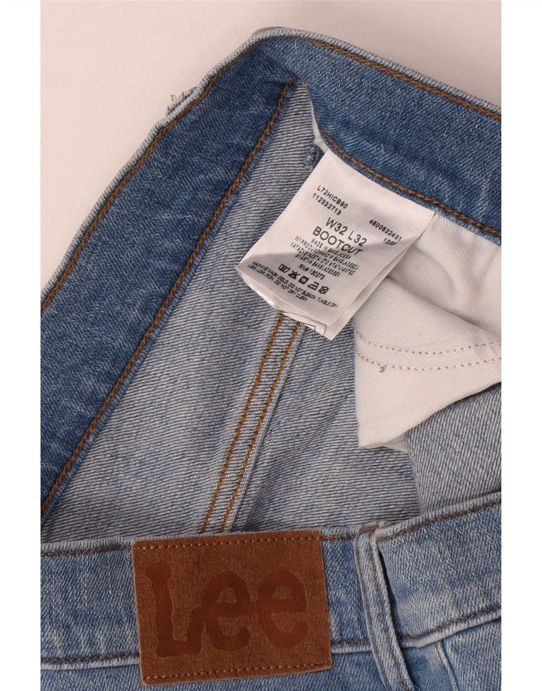 Lee Mens Bootcut Jeans W32 L32 Μπλε βαμβακερό
