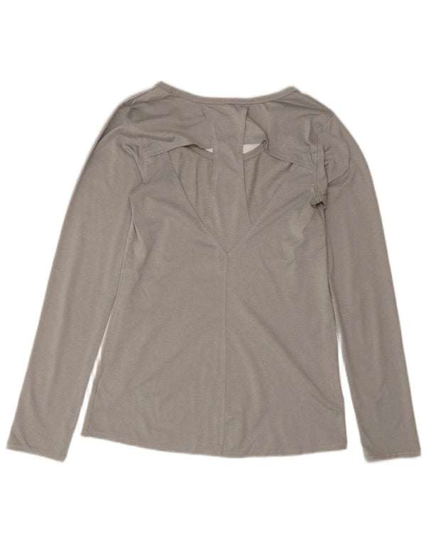 Ανδρική μπλούζα Reebok μακρυμάνικη UK 8 Small Grey Polyester Sports