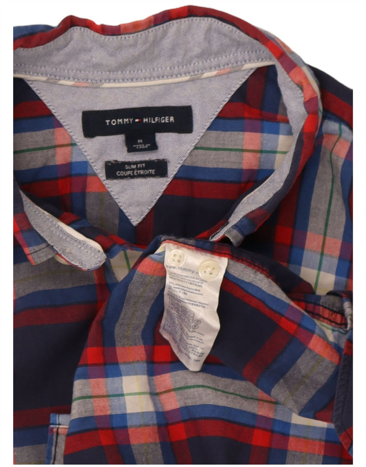 Ανδρικό κοντομάνικο μπλουζάκι Tommy Hilfiger, μεσαίο μπλε ναυτικό