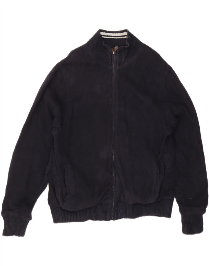 Marks & Spencer Ανδρική φόρμα αθλητικής φόρμας Μπλε Harbour Top Jacket Large Navy Blue