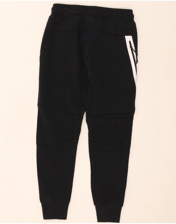 Nike Boys Tracksuit Trousers Joggers 10-11 Years Medium Black Colourblock