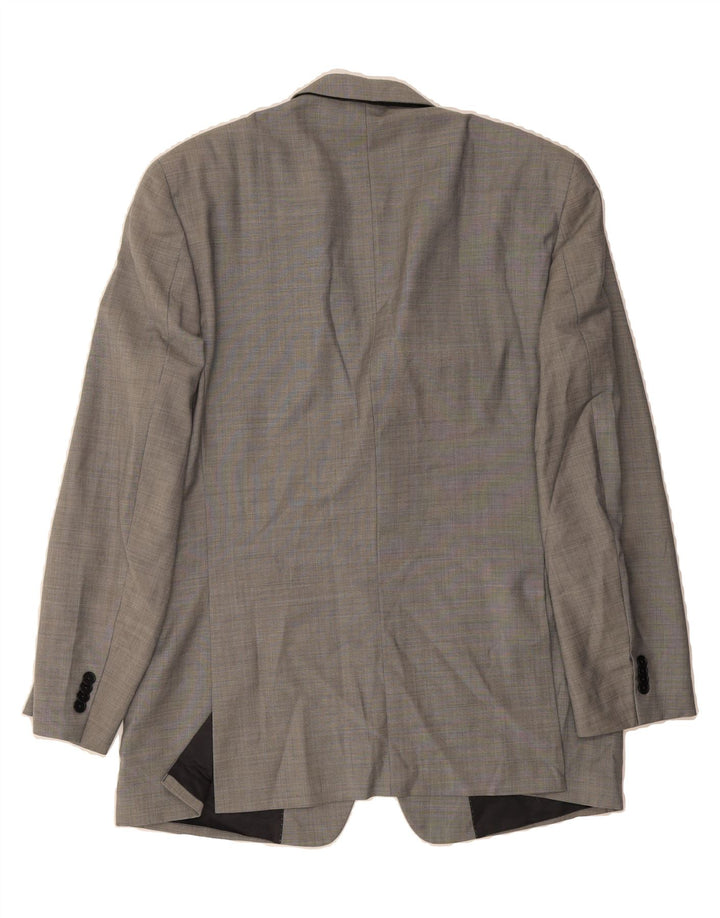 TOMMY HILFIGER Mens 2 Button Blazer Jacket UK 44 2XL Grey Vintage Tommy Hilfiger and Second-Hand Tommy Hilfiger from Messina Hembry 