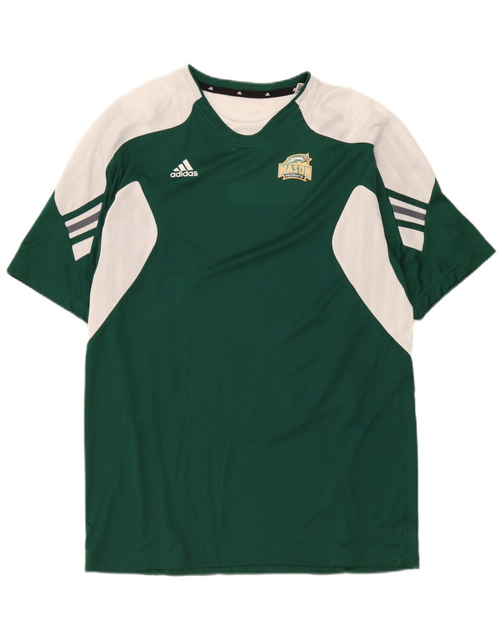 Ανδρικό T-Shirt Mason Adidas Top Large Green Colourblock Πολυεστέρας