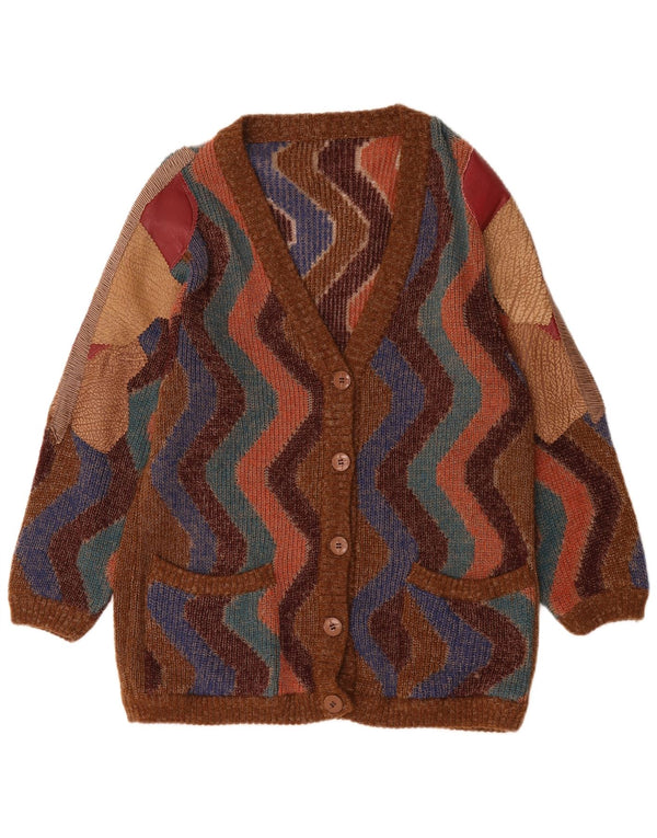 Vintage γυναικεία ζακέτα πουλόβερ UK 18 XL καφέ χρώματος μαλλί