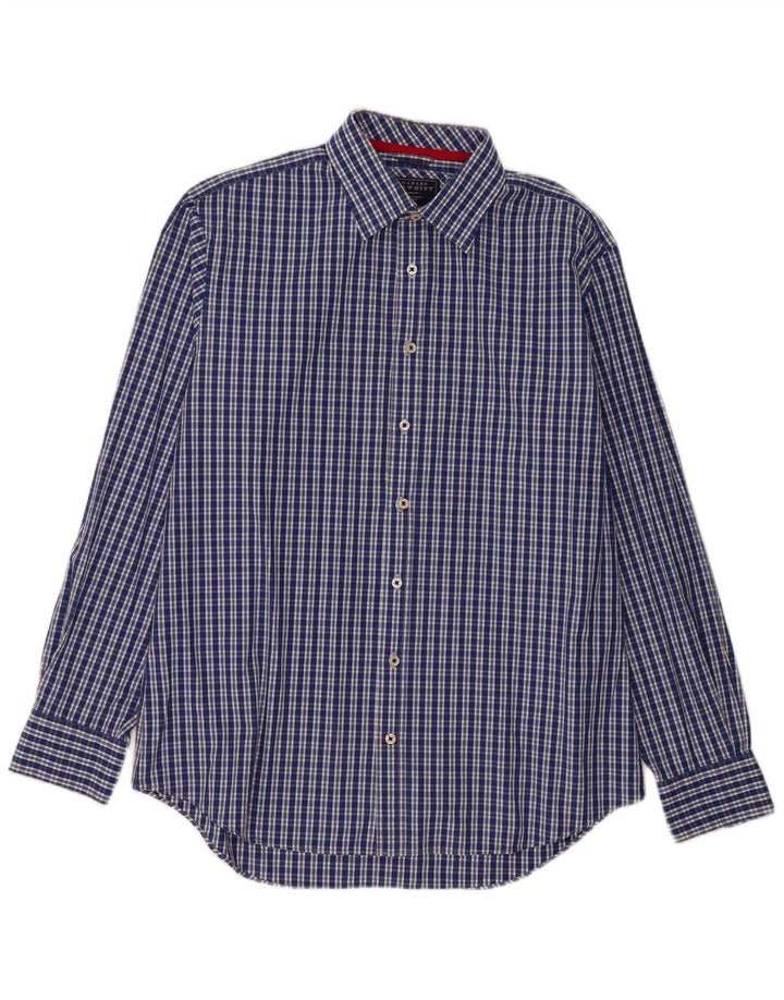 Charles Tyrwhitt Ανδρικό πουκάμισο μεγάλο μπλε βαμβακερό