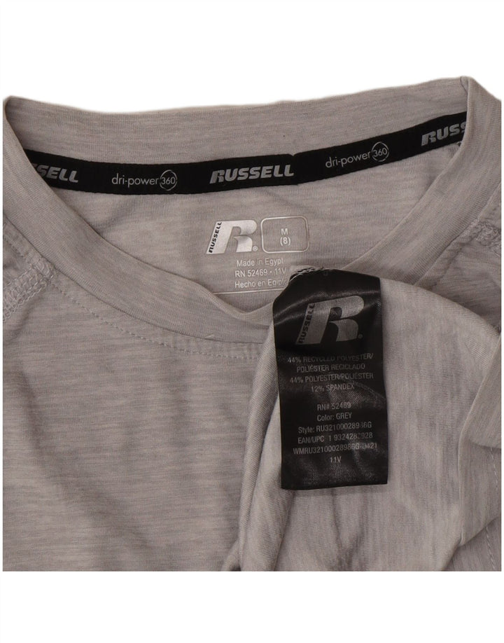 Russell Athletic Boys Dri-Power Μπλουζάκι μακρυμάνικο 7-8 ετών Μεσαίο γκρι