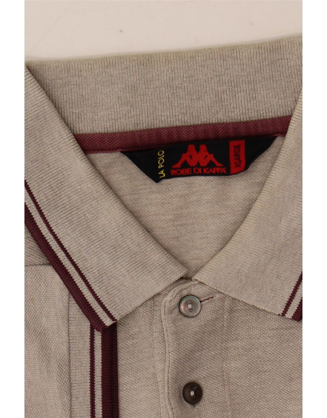 Ανδρικό μπλουζάκι πόλο Kappa XL γκρι