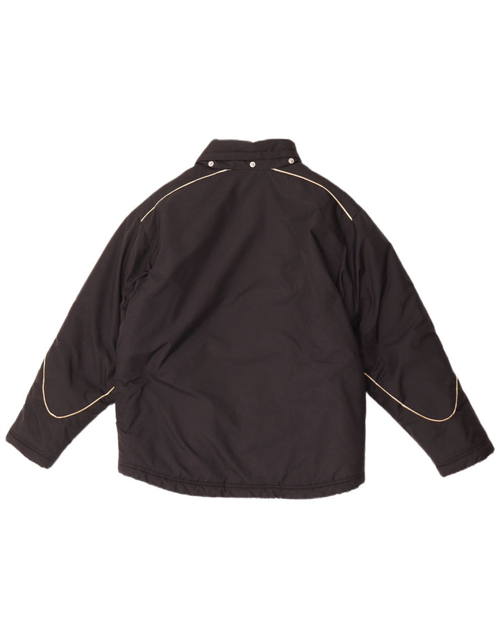 Nike Girls Windbreaker Jacket 10-11 Years Medium Black Nylon
