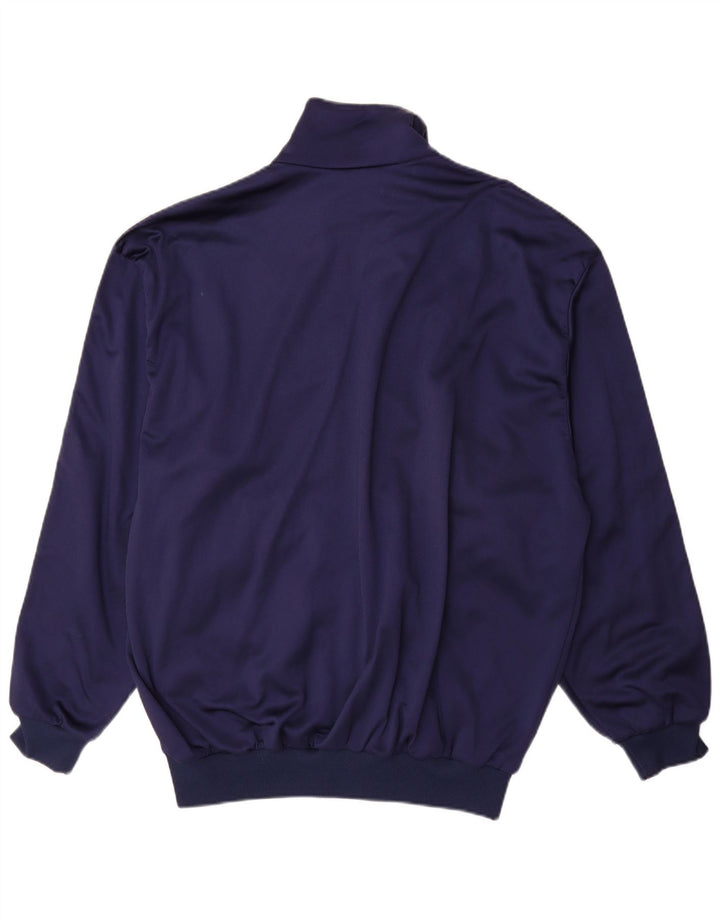 Ανδρική φόρμα γυμναστικής γραφική ASICS Top Jacket XL Navy Blue Colorblock Polyamide