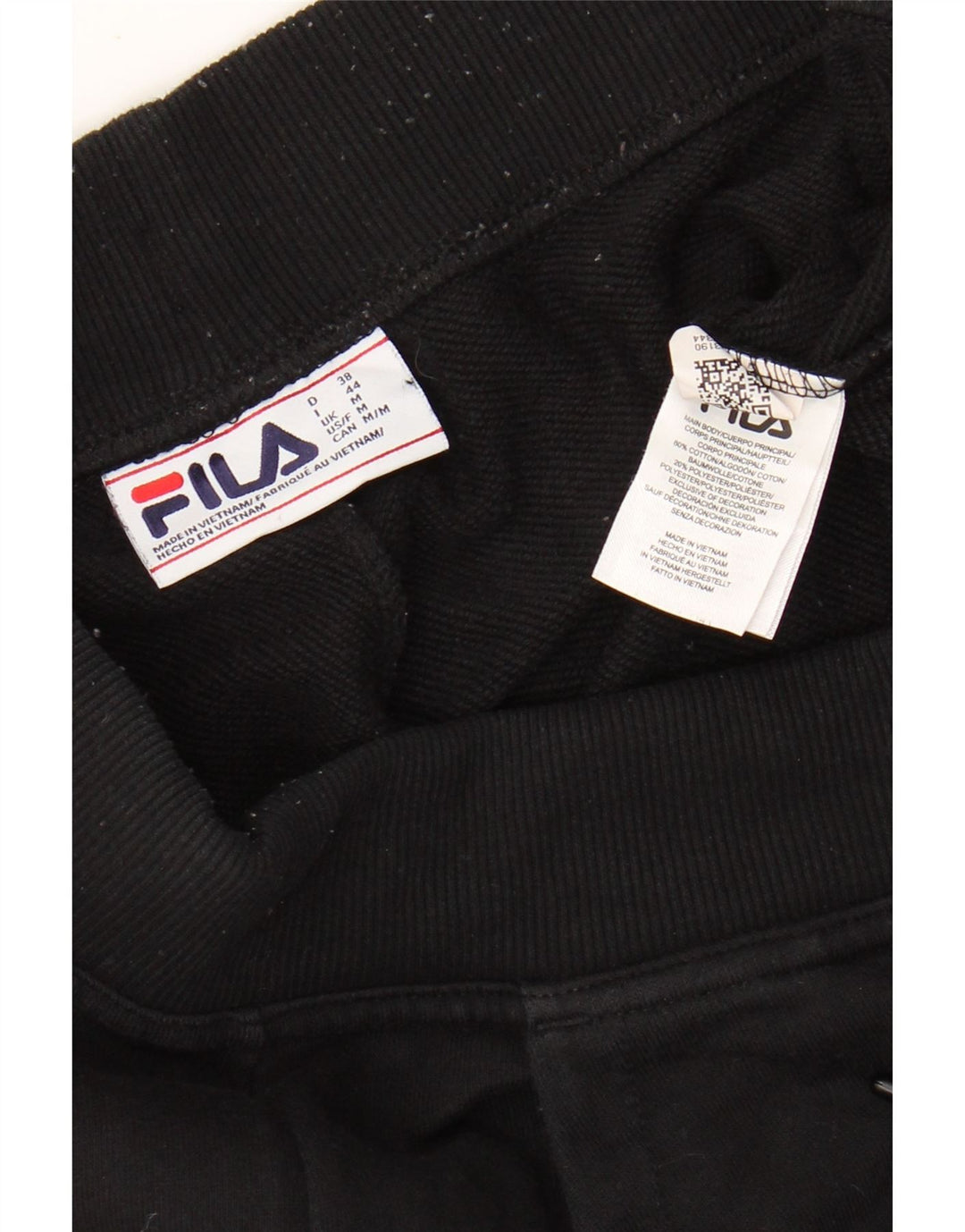 Γυναικεία αθλητική φόρμα FILA Παντελόνι Joggers UK 14 Medium Black Cotton