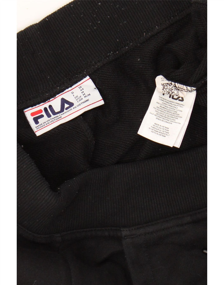 Γυναικεία αθλητική φόρμα FILA Παντελόνι Joggers UK 14 Medium Black Cotton