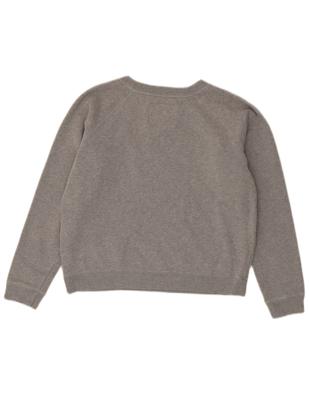 Jack Wills Γυναικείο φούτερ μεγάλου μεγέθους Jumper UK 10 Small Grey Cotton