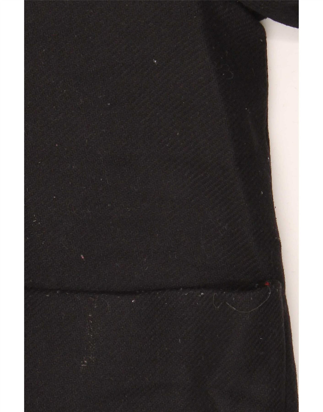Zara Γυναικείο Πανωφόρι με Κουκούλα UK 10 Small Black Wool