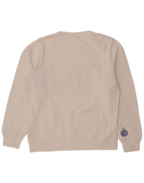 Ανδρικό φούτερ Nike Inter Milan Jumper σε μεγάλο λευκό χρώμα, βαμβακερό