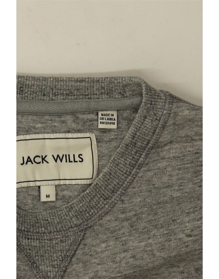 Ανδρικό φούτερ Jack Wills, Βαμβακερό μεσαίο γκρι