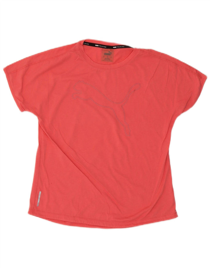 Puma Γυναικείο T-Shirt Top UK 14 Medium Pink