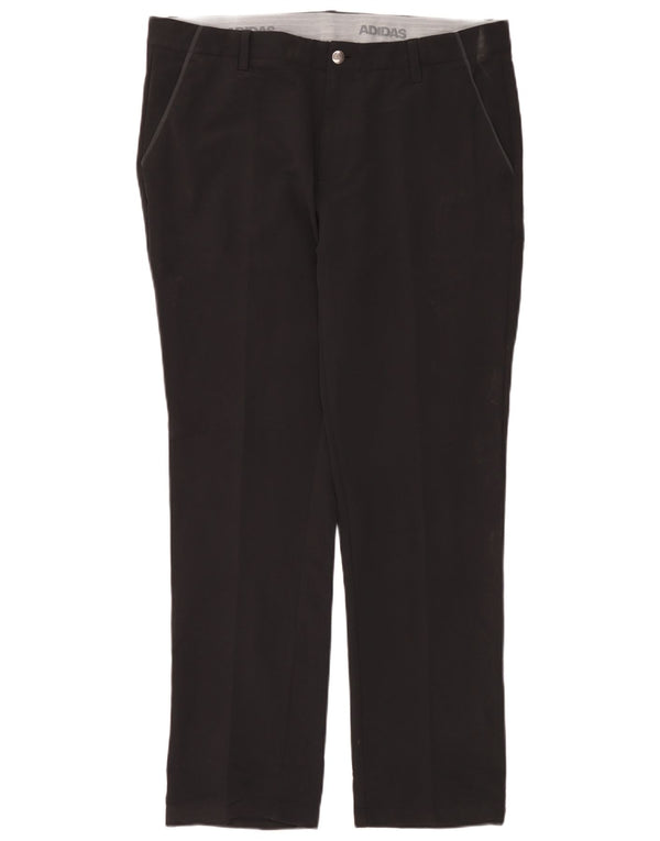 Ανδρικό ίσιο παντελόνι Chino Adidas W36 L32 Μαύρο πολυεστέρα