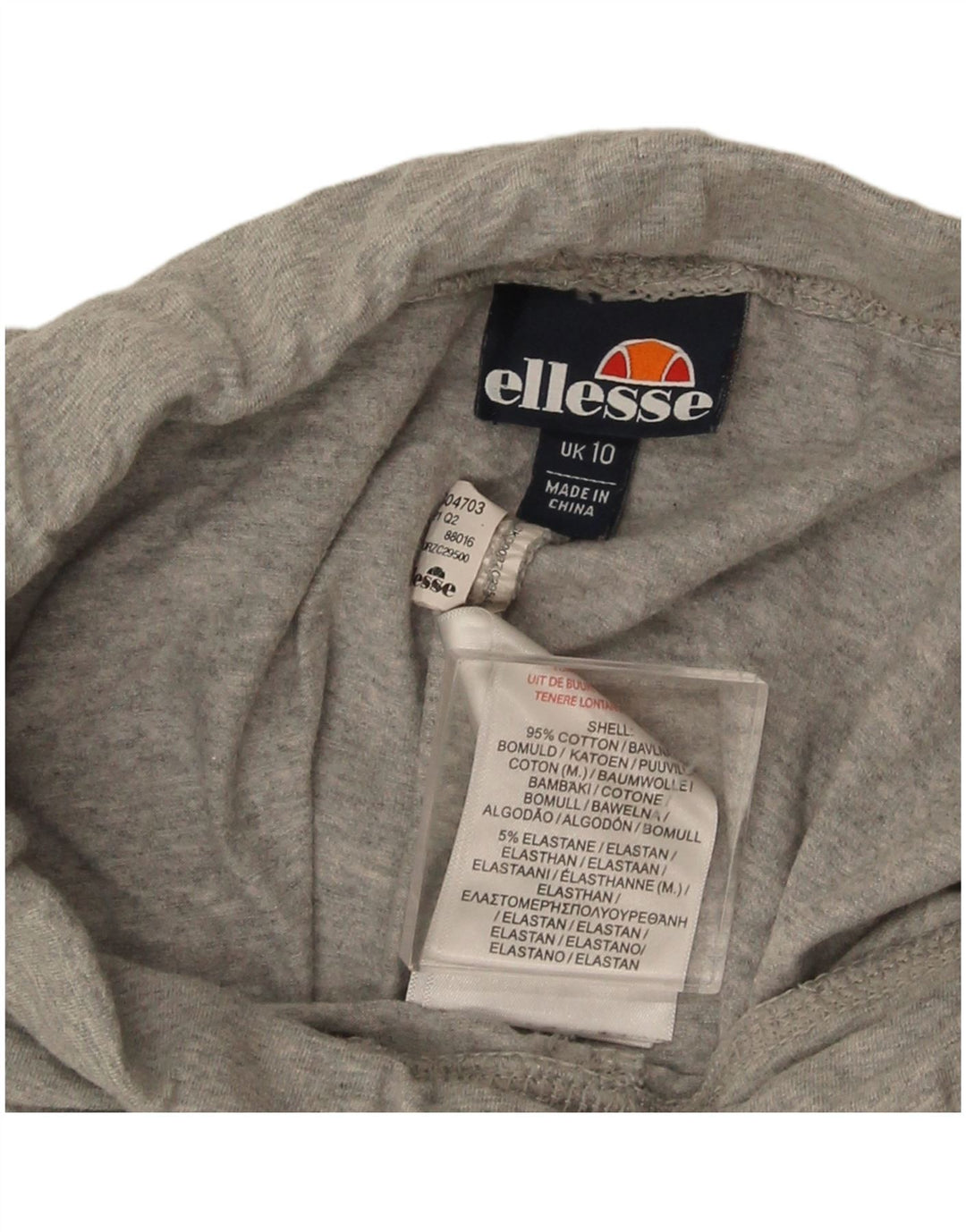 Ellesse Γυναικείο Γραφικό Κολάν UK 10 Μικρό Γκρι Βαμβακερό