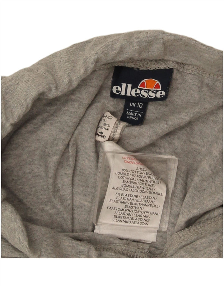 Ellesse Γυναικείο Γραφικό Κολάν UK 10 Μικρό Γκρι Βαμβακερό