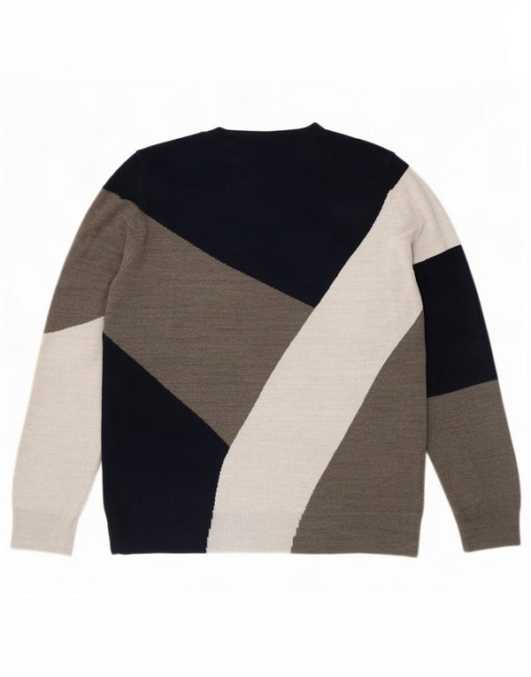 Marks & Spencer Γυναικείο πουλόβερ με λαιμόκοψη UK 12 Medium Grey