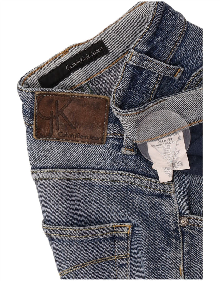 Ανδρικό τζιν ίσιο Calvin Klein W34 L31 Μπλε