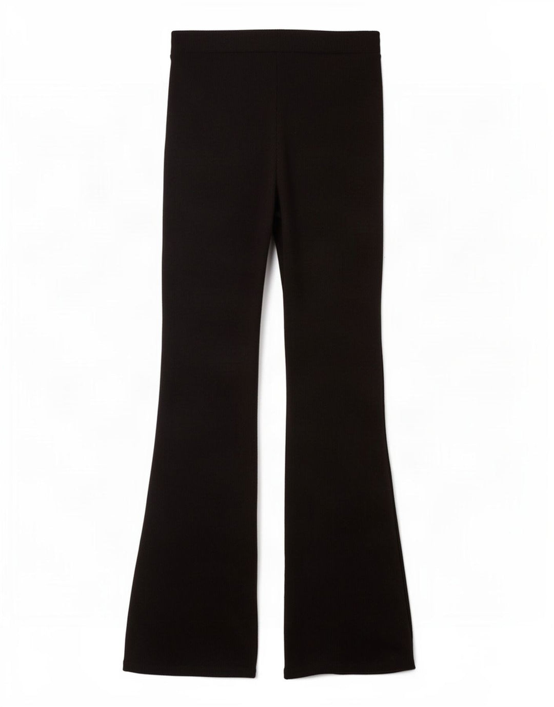 Zara Γυναικεία φόρμα Flare Παντελόνι UK 12 Medium Black Polyester