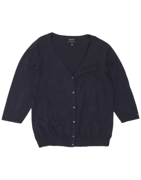 Tommy Hilfiger Γυναικείο Ζακέτα με 3/4 μανίκια UK 20 2XL Navy Blue