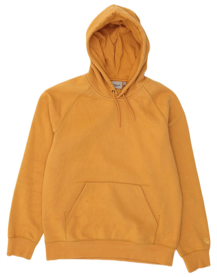 Ανδρικό κουκούλα Carhartt, μεσαίο κίτρινο βαμβακερό