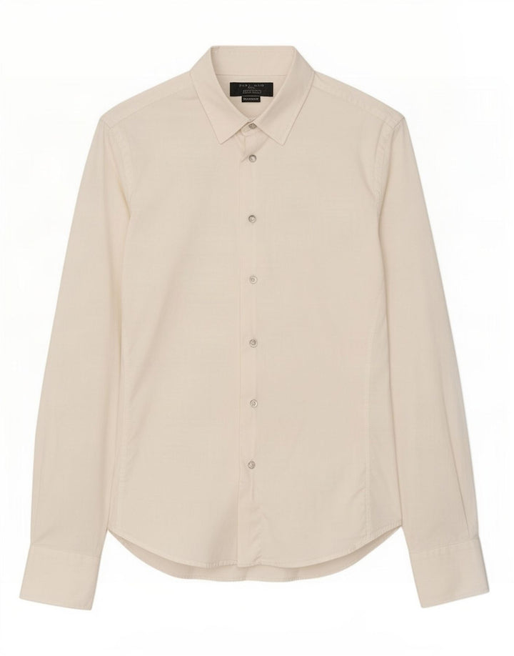 Zara Ανδρικό πουκάμισο Super Slim Fit Small White