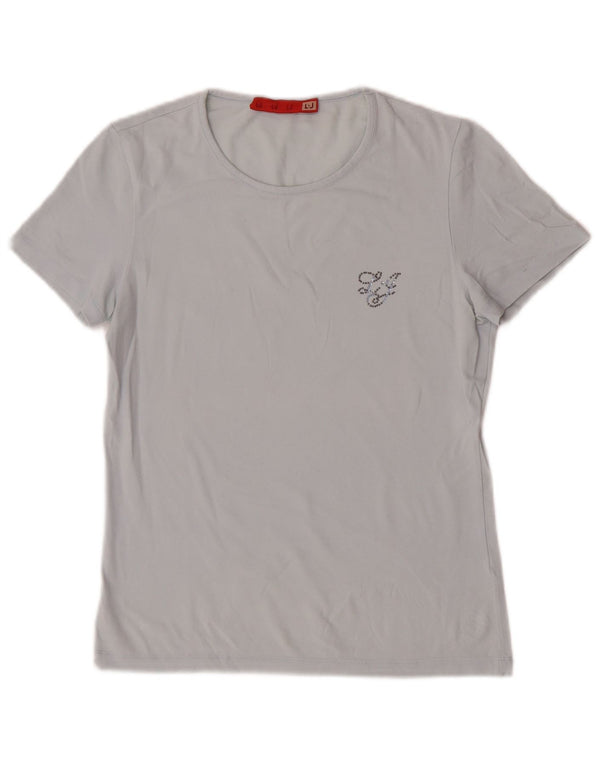 Liu Jo Γυναικείο T-Shirt Top UK 12 Medium Blue