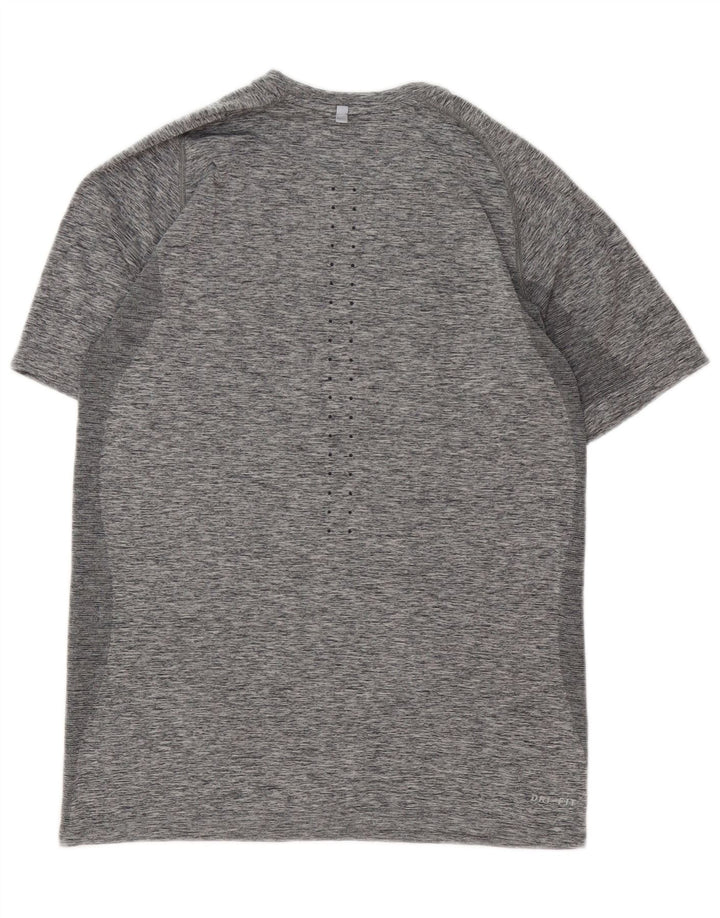 Γυναικείο T-shirt Nike Dri Fit Top UK 14 Medium Grey Flecked
