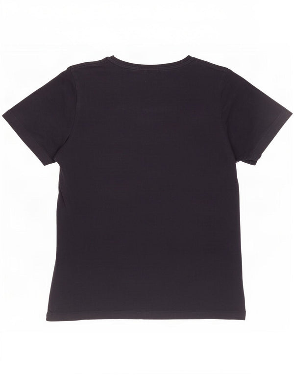 Γυναικείο γραφικό μπλουζάκι Tommy Hilfiger Top UK 10 Small Navy Blue από βαμβάκι