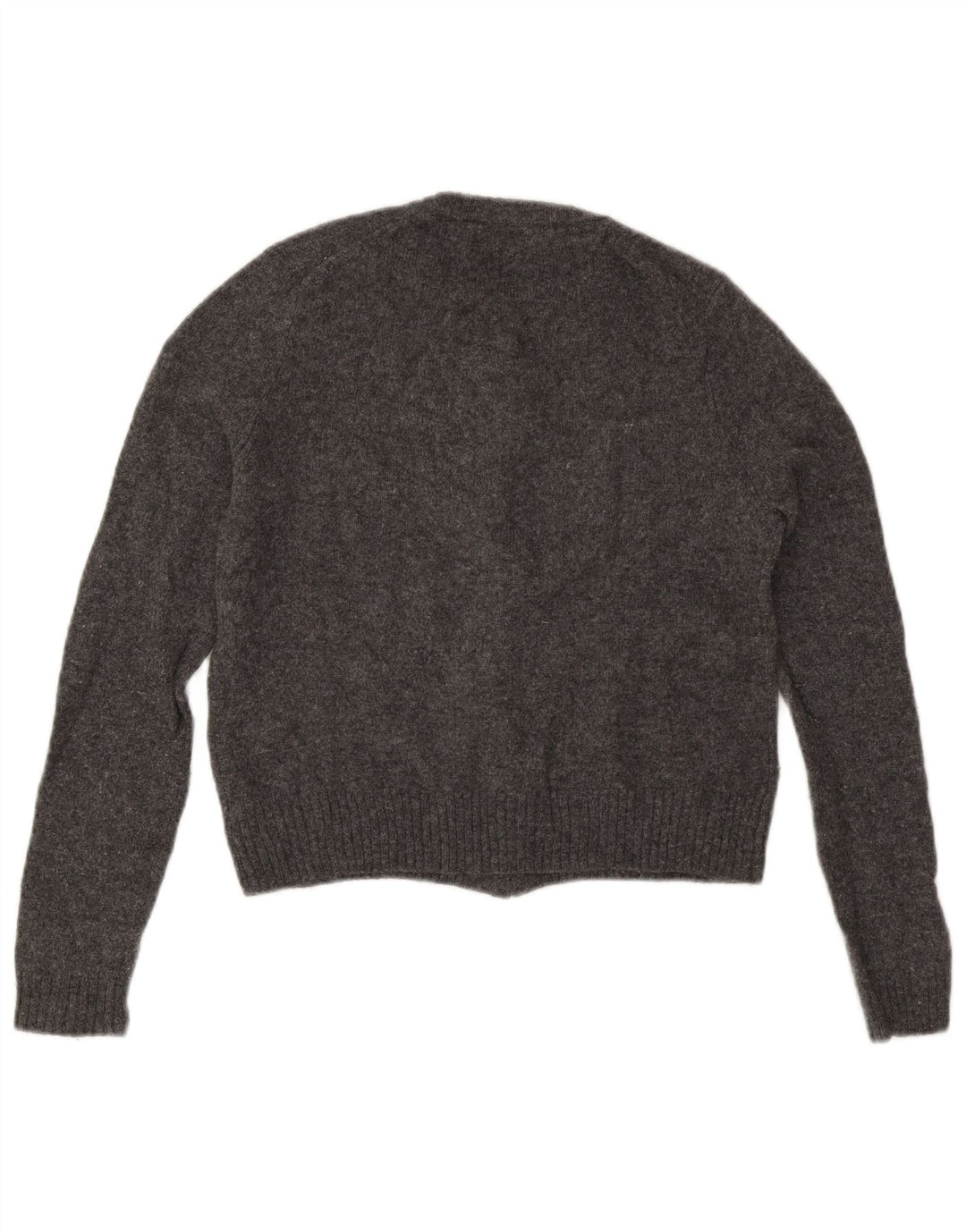 Zara Γυναικεία Ζακέτα πουλόβερ UK 10 Small Grey Wool