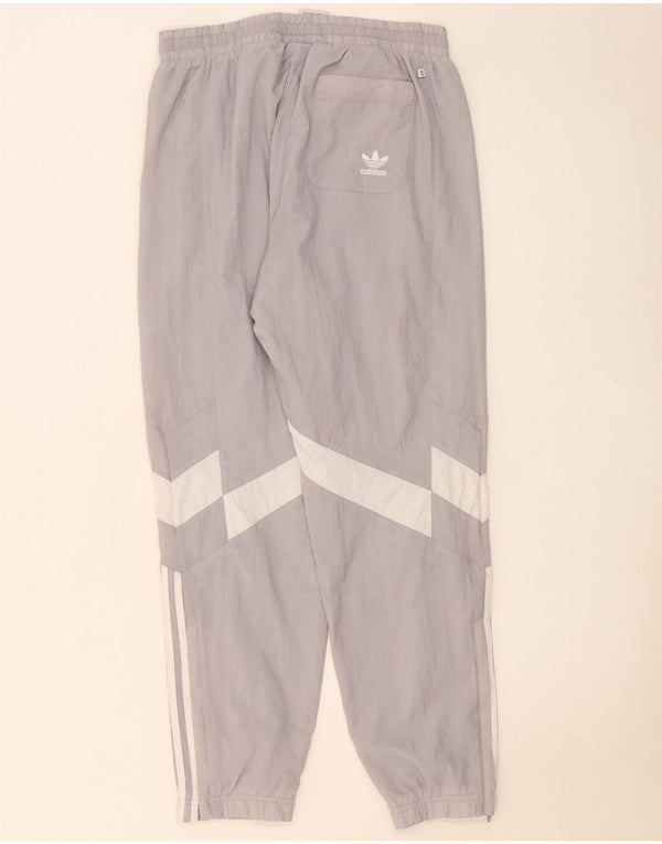 Γυναικεία αθλητική φόρμα Adidas Παντελόνι Joggers UK 14 Large Grey Colourblock