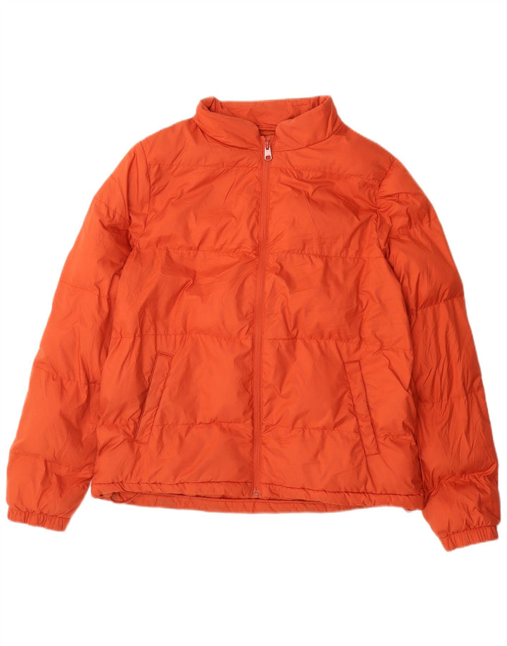Fat Face Γυναικείο μπουφάν με επένδυση UK 12 Medium Orange Polyester