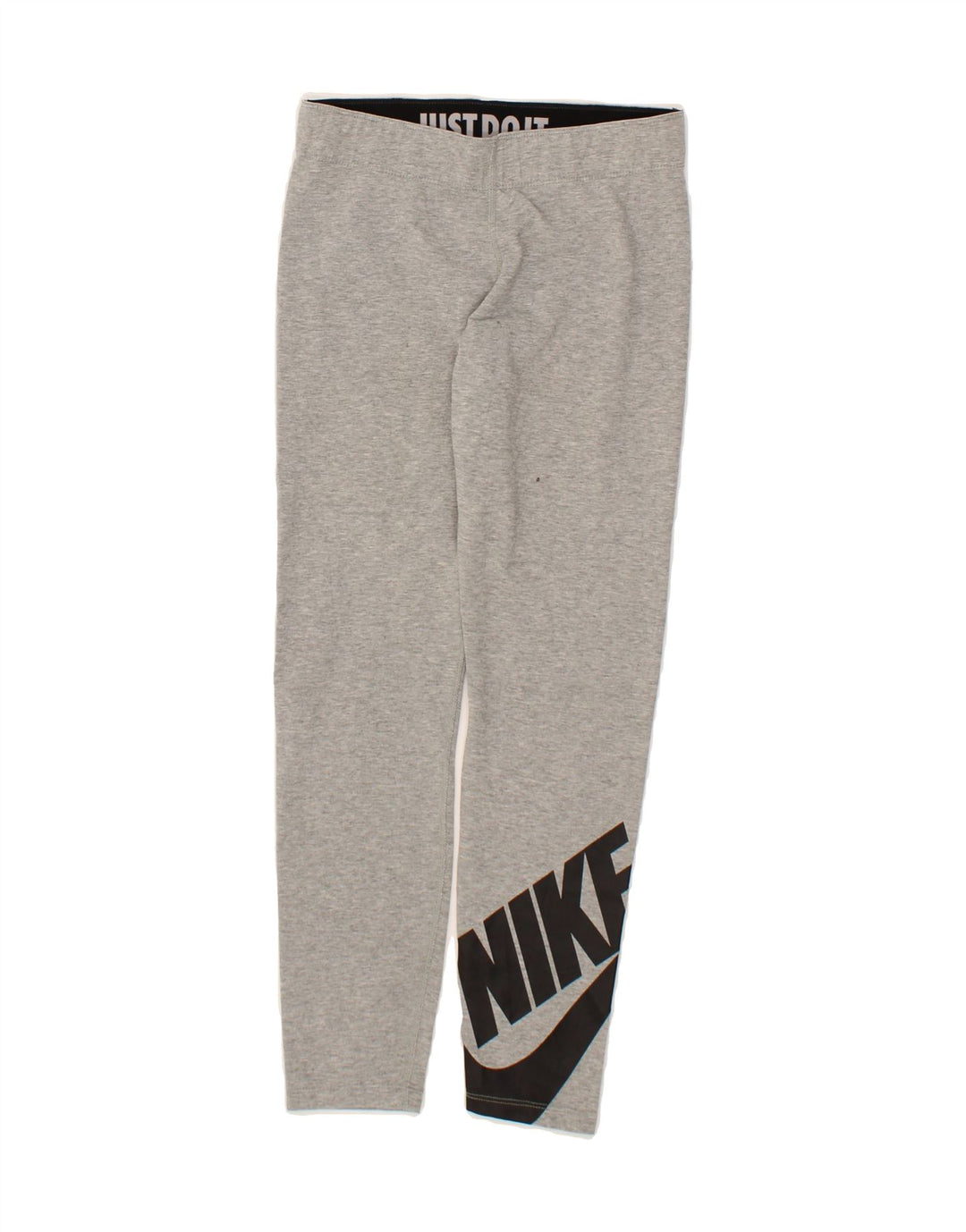 NIKE Womens Graphic Leggings UK 10 Small Grey Vintage Nike and Second-Hand Nike from Messina Hembry 