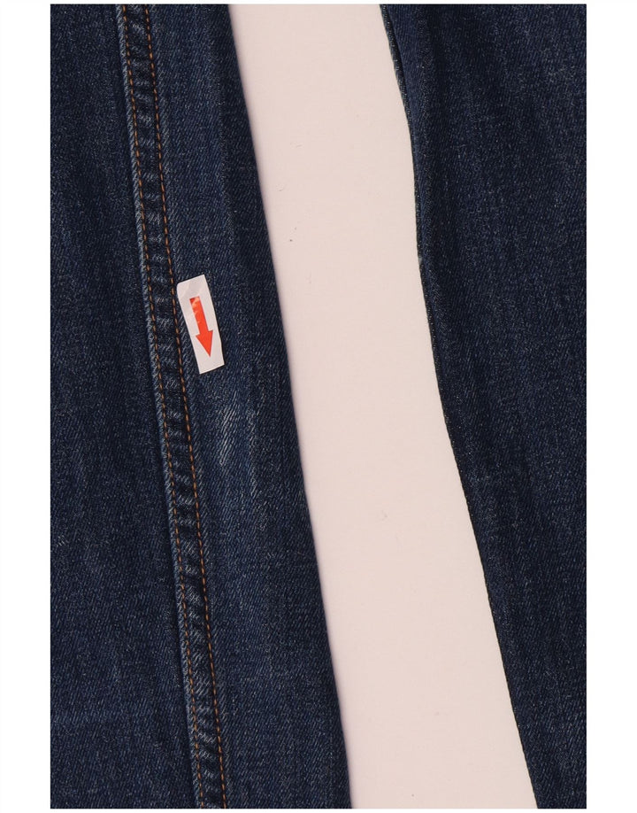 Levi's Mens 505 Straight Jeans W34 L34 Blue Cotton