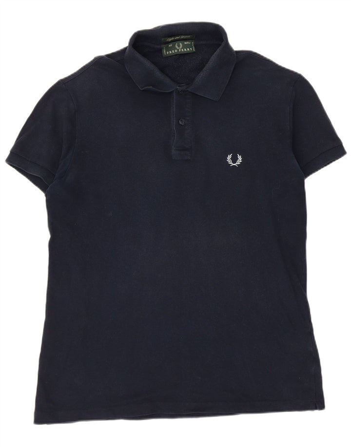 Fred Perry Ανδρικό μπλουζάκι πόλο νούμερο 42 Μεσαίο μπλε βαμβακερό