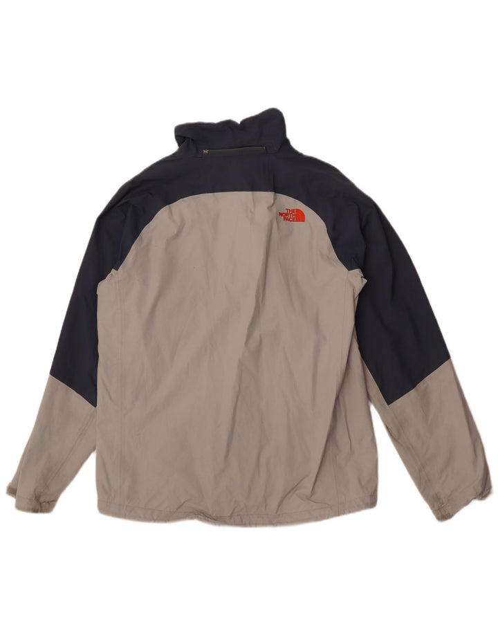 Το ανδρικό μπουφάν βροχής North Face UK 38 Medium Blue Colorblock Nylon