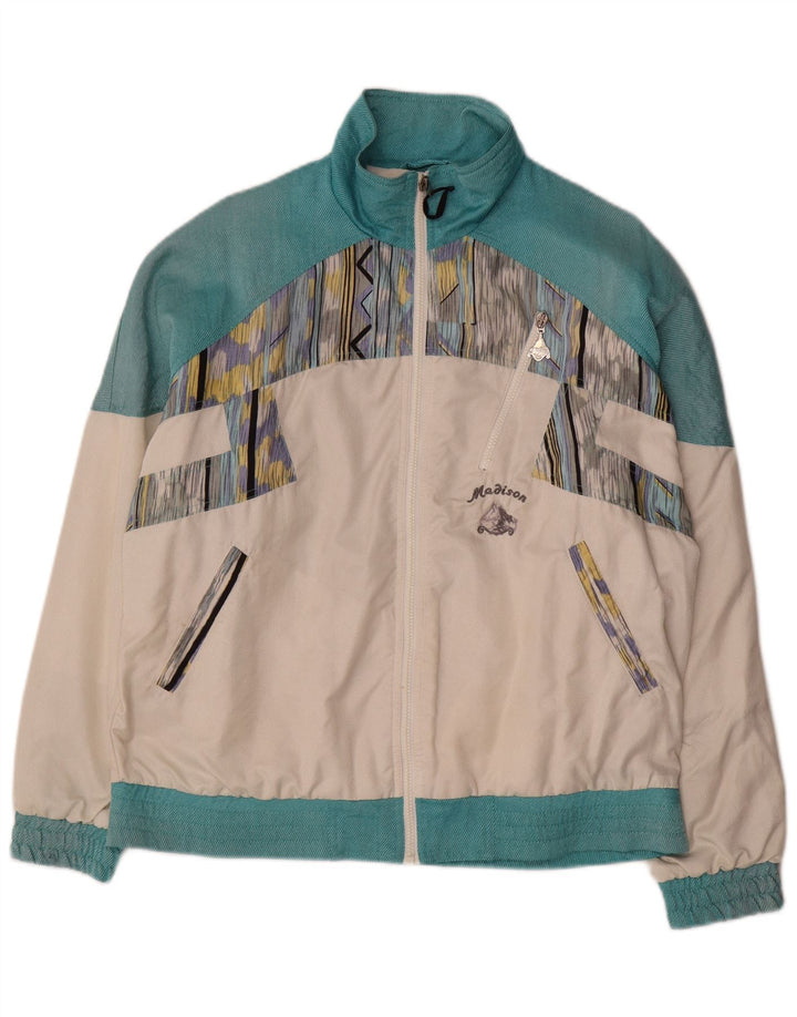 Γυναικεία αθλητική φόρμα Madison Top Jacket EU 40 Medium White Colourblock