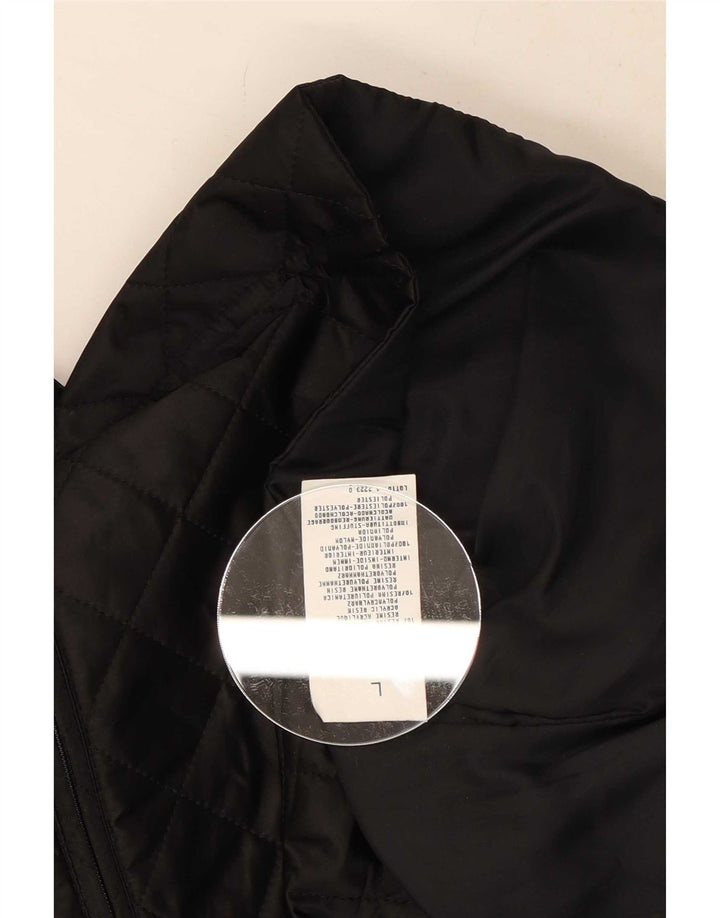 Benetton Γυναικεία καπιτονέ Gilet UK 16 Large Black Polyamide