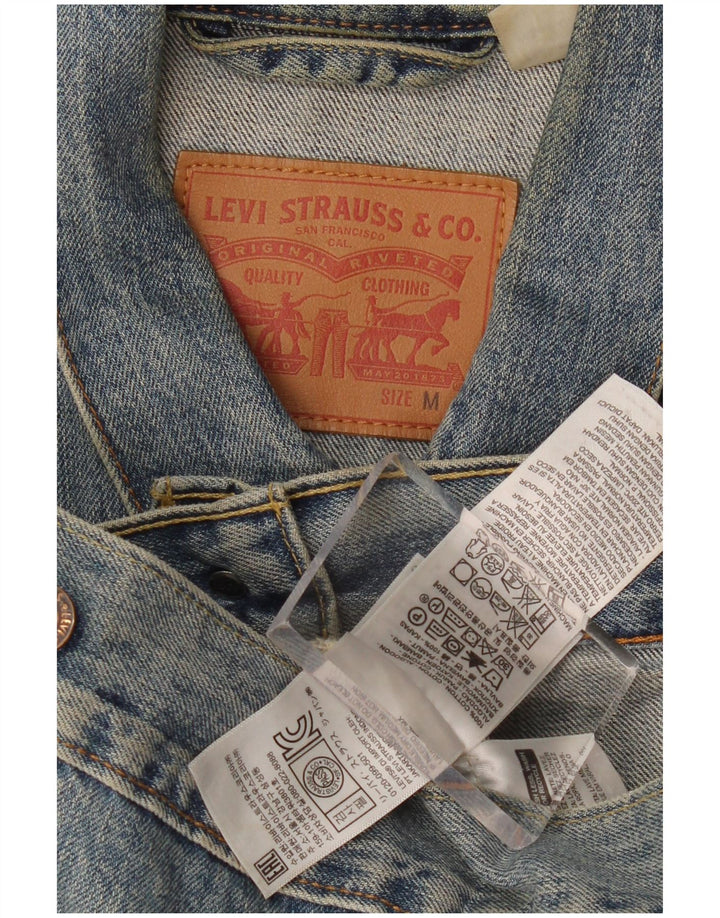 Ανδρικό τζιν μπουφάν LEVI'S UK 38 Medium Blue Cotton