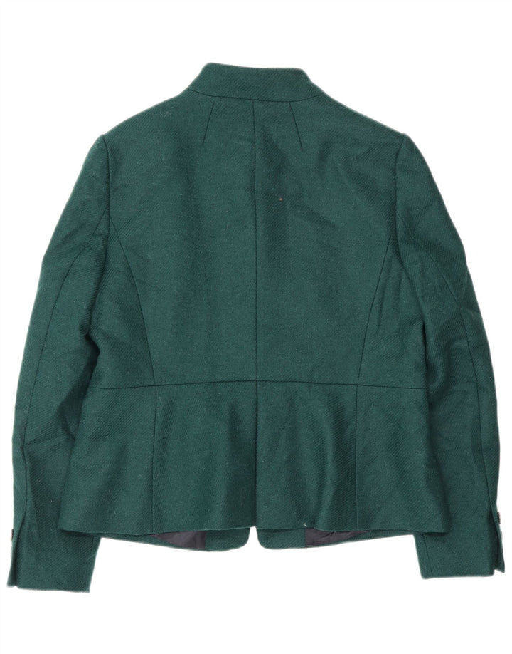 Hobbs Γυναικείο σακάκι με 5 κουμπιά UK 14 Large Green Wool